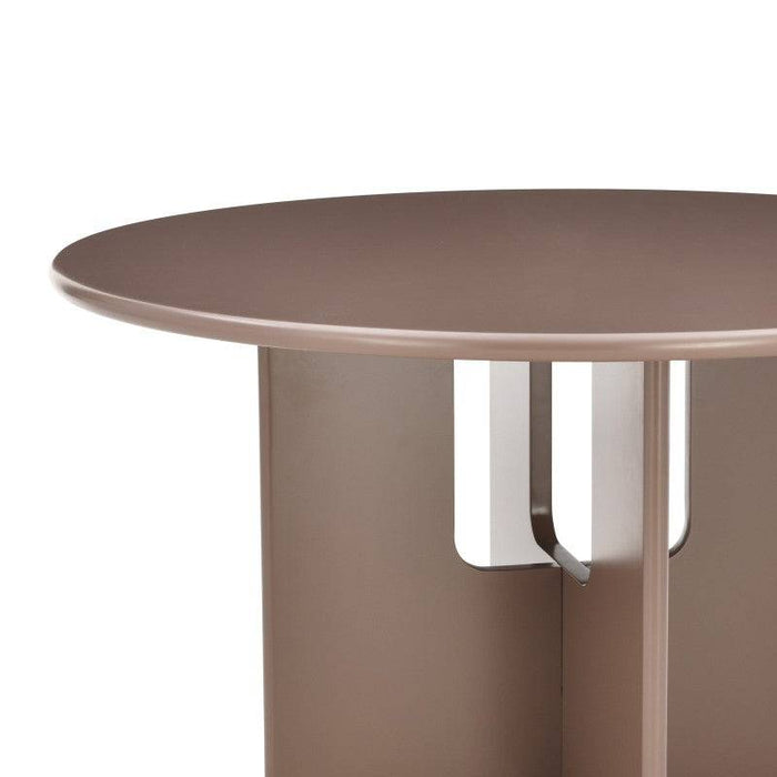 Tavolo da pranzo HOLL, 120 cm rotondo, marrone