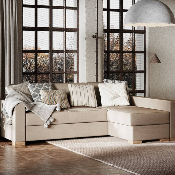 Divano Letto Angolare STABLE R - Beige