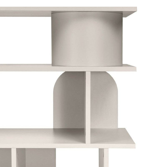 Libreria ANGALIR Cashmere Bassa con Fronti Arrotondati