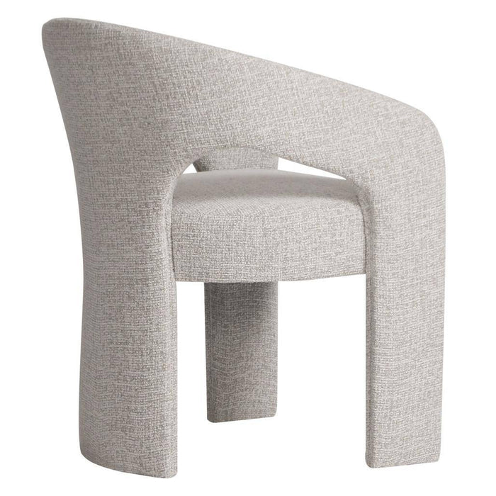 Sedia imbottita NAURINE, beige e crema