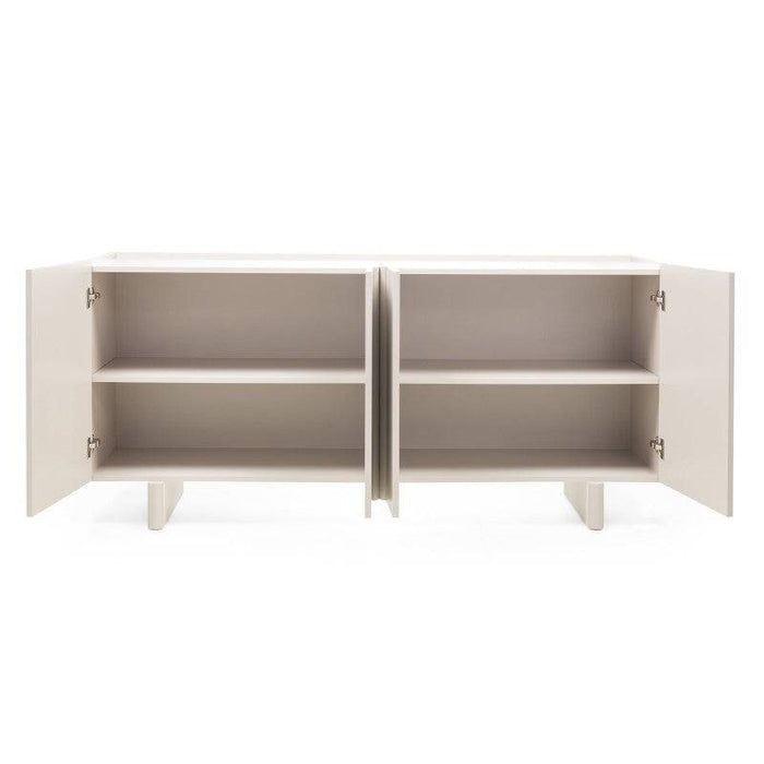 Cassettiera OSSM Cashmere a 4 Ante con Fronti Arrotondati