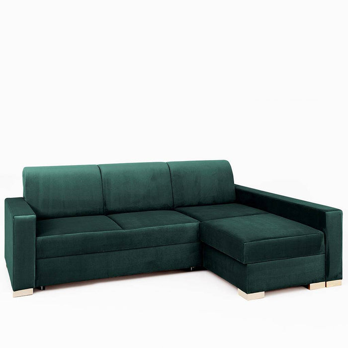 Divano Letto Angolare STABLE R - Avocado