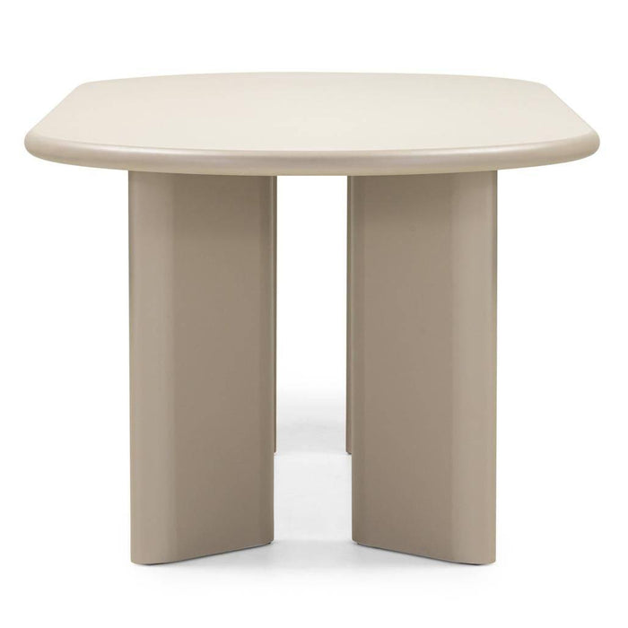 Tavolo da pranzo LOREN 220 cm, beige scuro, ovale