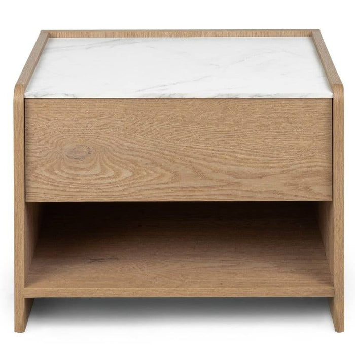 Comodino TANNA Cremona Torro quercia, Crystal Marble