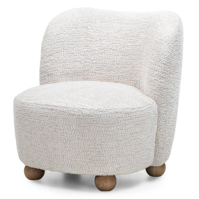 Poltrona Relax IMAMI, Beige, Forme Arrotondate