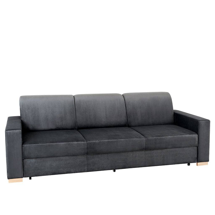 Divano letto STABLE 3 posti - grigio lilla, naturale