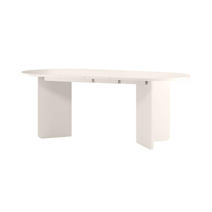 Tavolo estensibile MADERICK 140-200 cm, ovale, cashmere