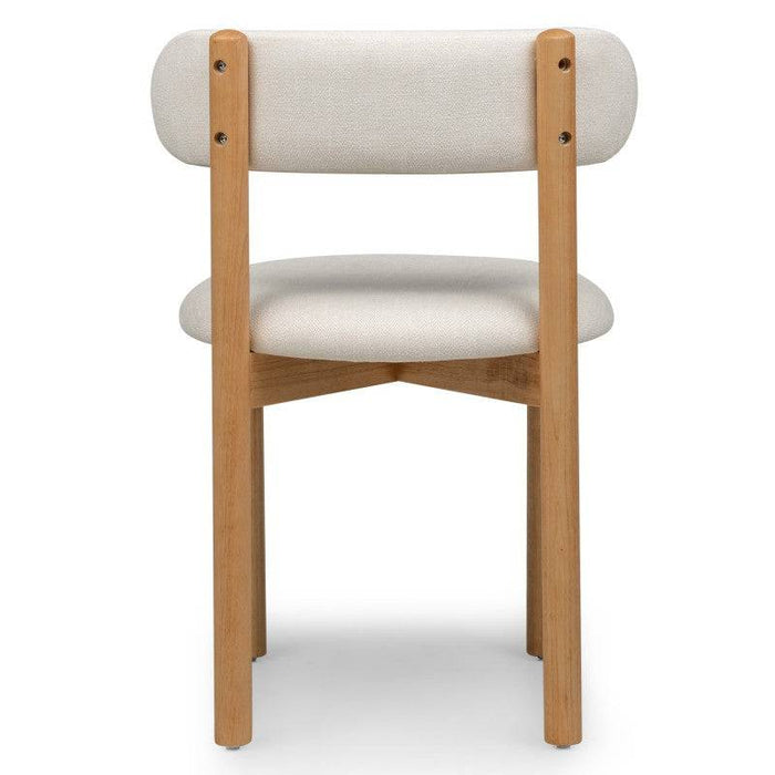 Sedia YANG Crema/Legno Naturale