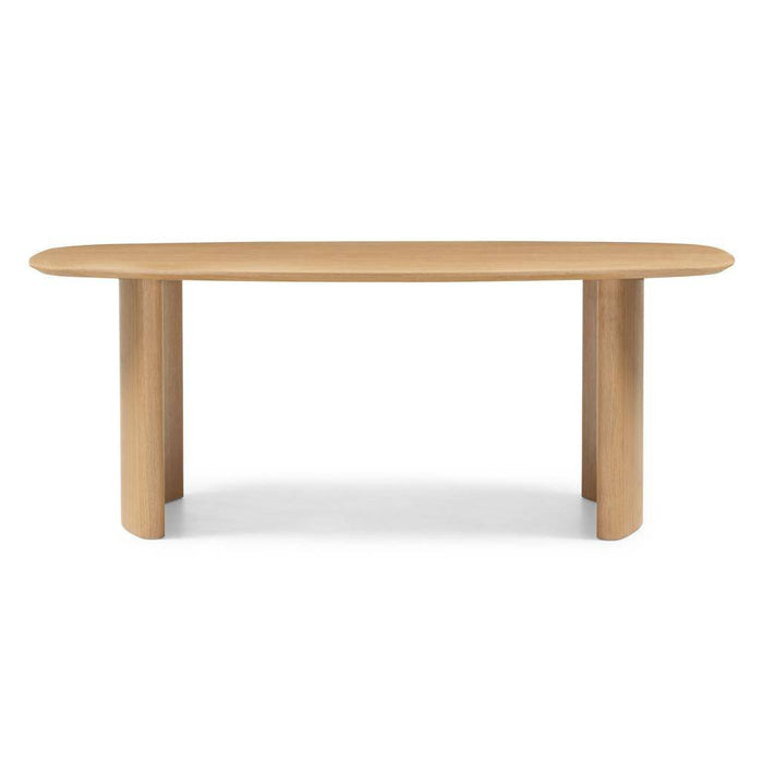 Tavolo da pranzo MARIS 200 cm, ovale, impiallacciatura rovere naturale