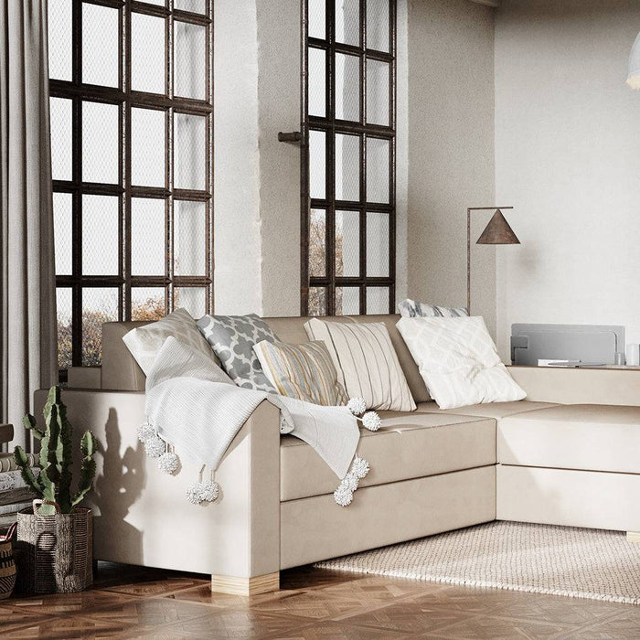 Divano Letto Angolare STABLE R - Beige