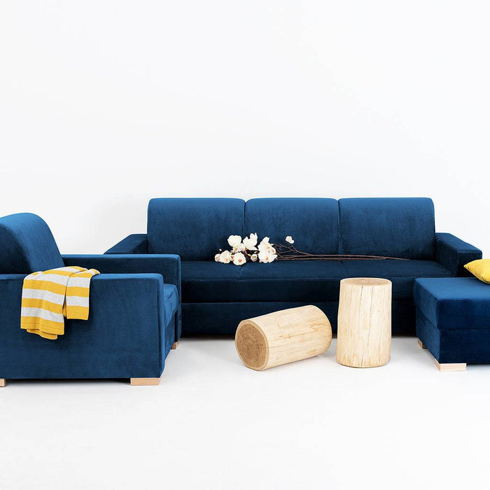 Divano letto STABLE 3 posti - corbezzolo, naturale