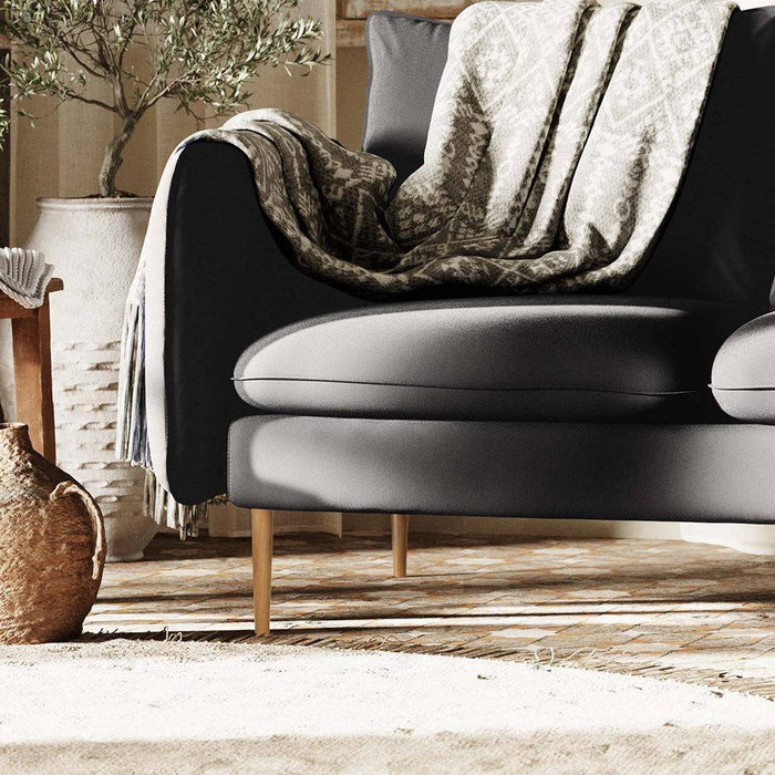 Divano Angolare POSH P WOOD Platino