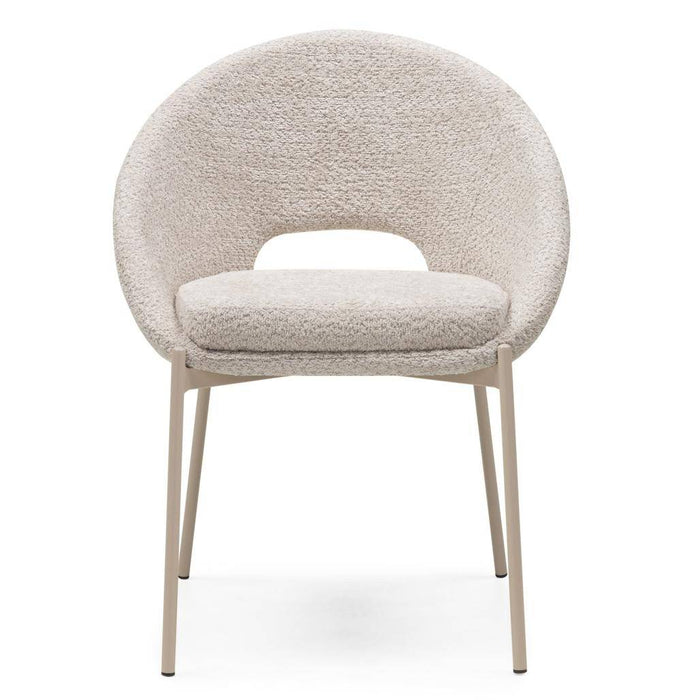 Sedia DEAN, beige bouclé