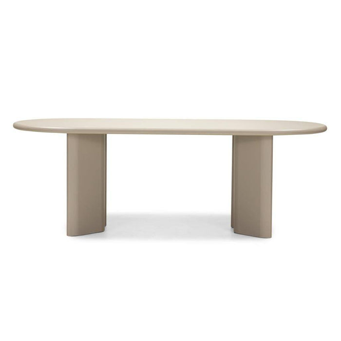Tavolo da pranzo LOREN 220 cm, beige scuro, ovale