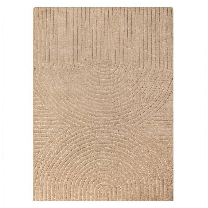 Tappeto MORO rettangolare, lana, beige scuro