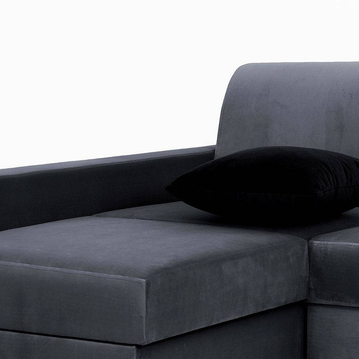 Divano Letto Angolare STABLE - Grigio Lilla