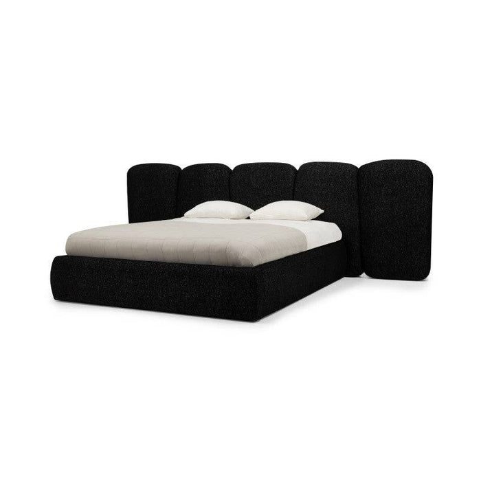 FANCY Letto Imbottito 160x200 cm Nero