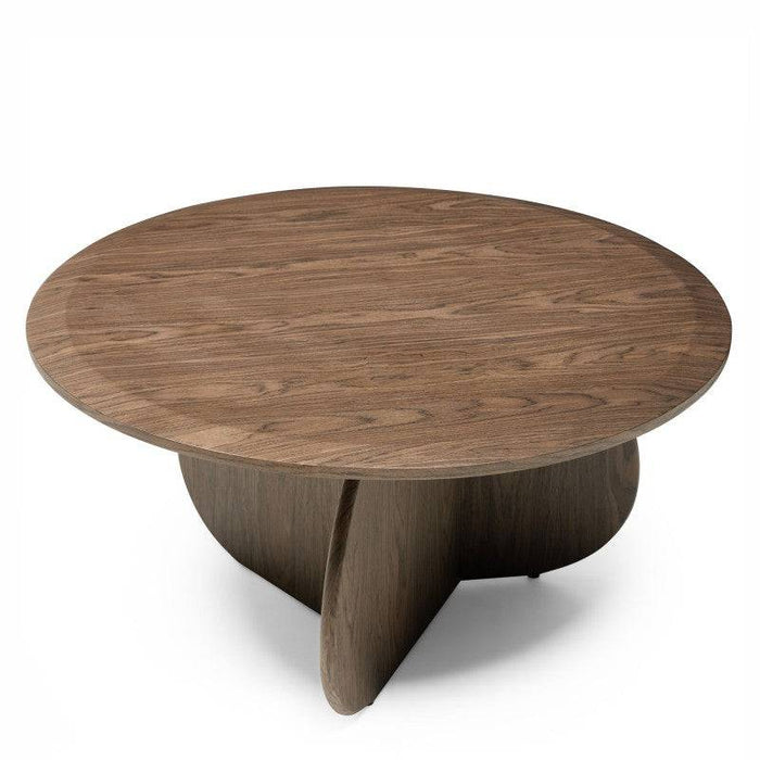 Tavolino da caffè OKUN 80 cm, noce scuro