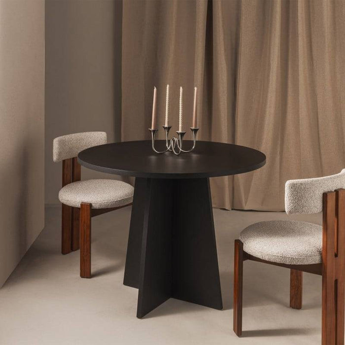 Tavolo rotondo ERLO 100 cm Nero