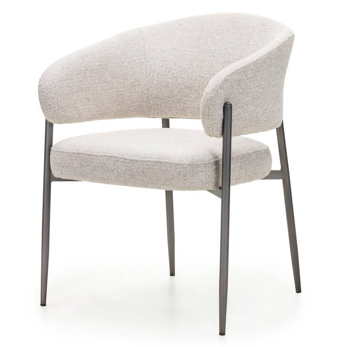Sedia Imbottita UMBRIA, beige/grigio