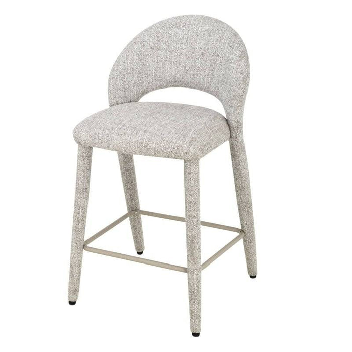 Sgabello bar LLAT, beige-marrone