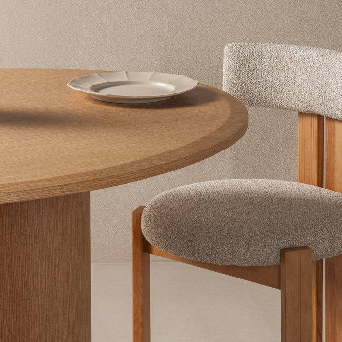 VISPI Tavolo da Pranzo 140 cm, Rovere Naturale
