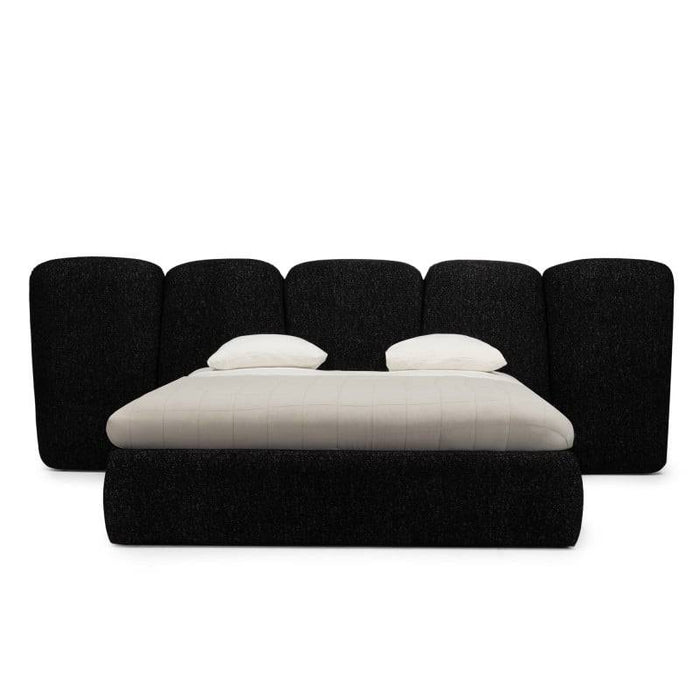 FANCY Letto Imbottito 160x200 cm Nero
