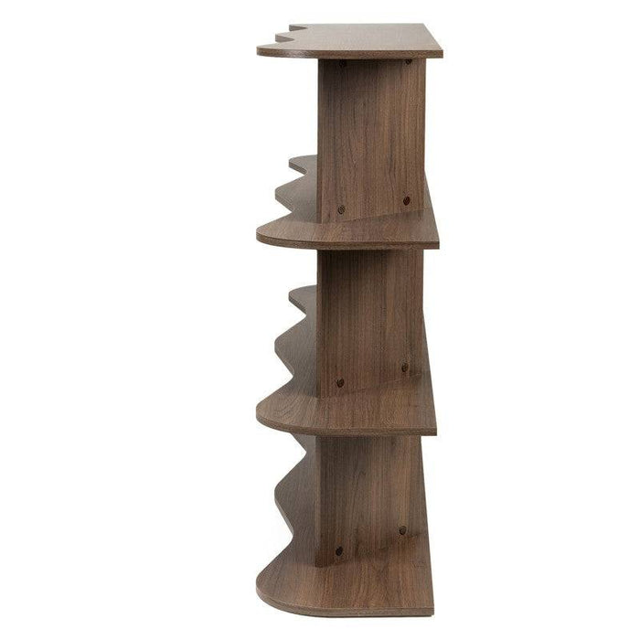 Scaffale Basso RHIO Villa Walnut con Onda