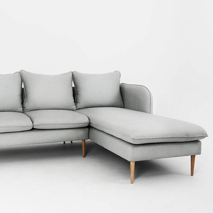 Divano Angolare POSH P WOOD Platino