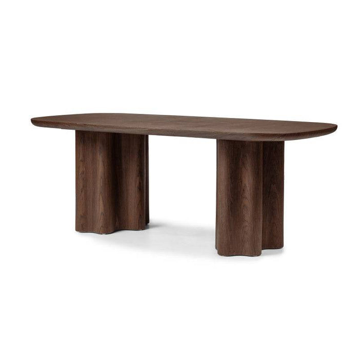 Tavolo da pranzo JAKKO 200x100 cm, noce scuro