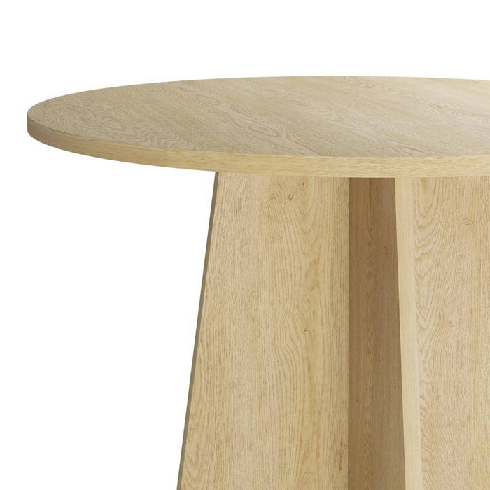 Tavolo da pranzo rotondo CRANE, 100 cm, rovere Cremona Torro