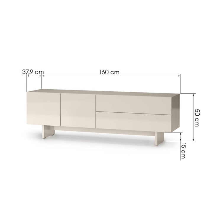 Mobile TV GLAM cashmere lucido