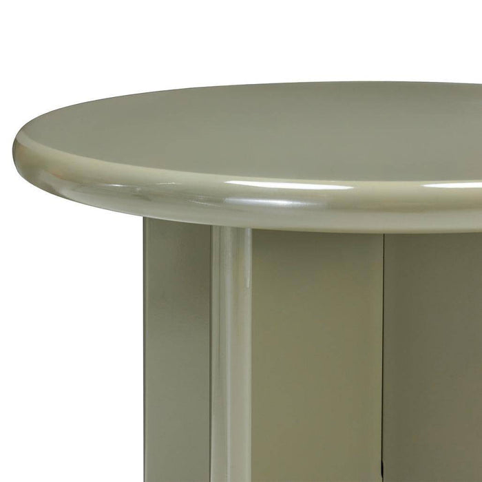 Tavolino da caffè MELI 50 cm, oliva, finitura lucida