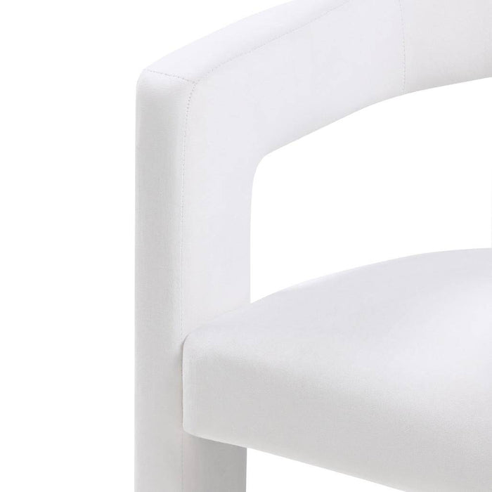 Poltrona Lounge LAUREN VELVET, velluto beige