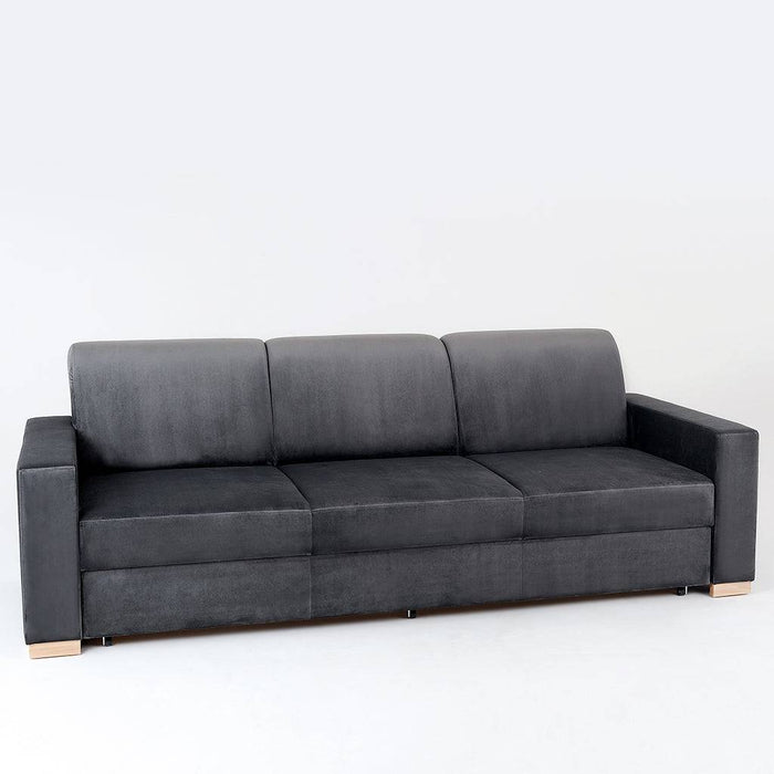 Divano letto STABLE 3 posti - grigio lilla, naturale