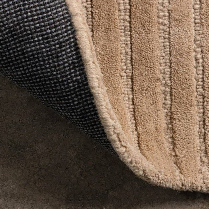 Tappeto MORO rettangolare, lana, beige scuro