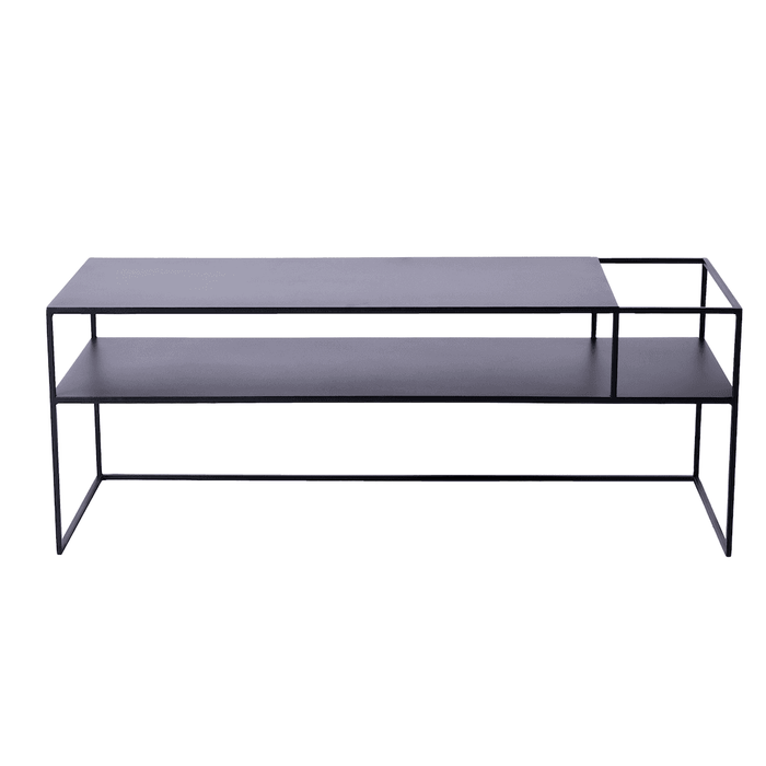 Tavolo RTV SENSO FLOWER METAL 120x45 P - nero