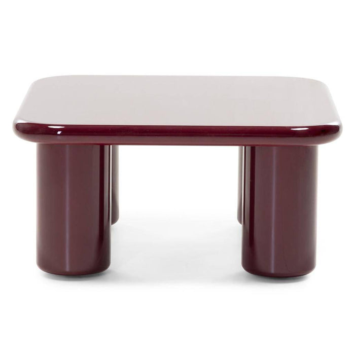 Tavolino da Caffè MURIEN 70 cm, Borgogna/Ciliegia