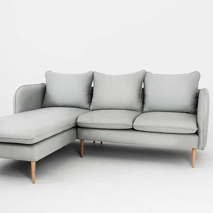 Divano Angolare POSH L WOOD Platino