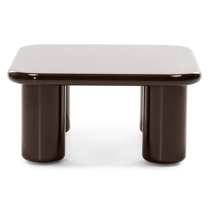 Tavolino da Caffè MURIEN 70 cm, Cioccolato Lucido