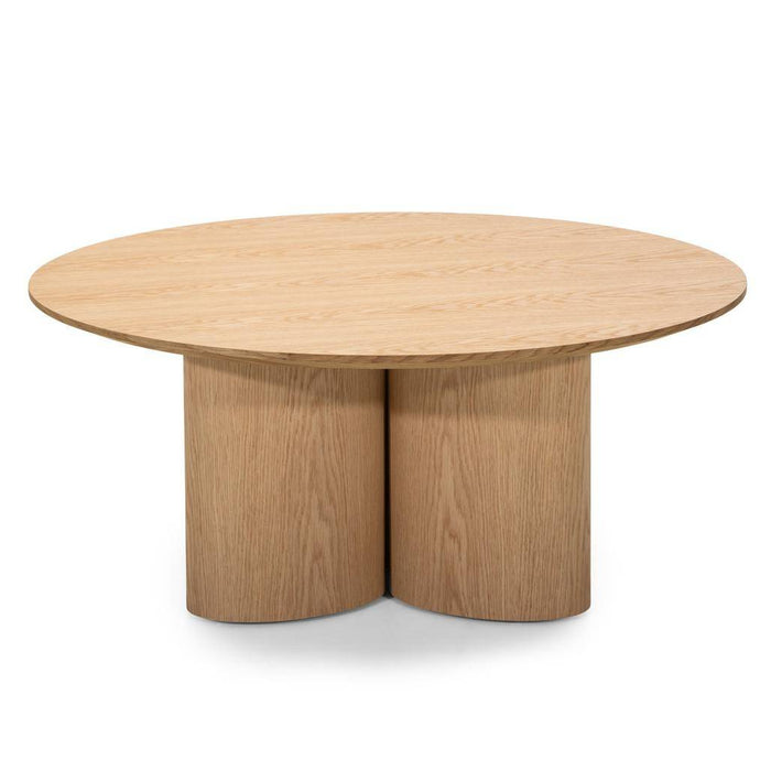 Tavolino NAORA rotondo 100 cm, rovere naturale