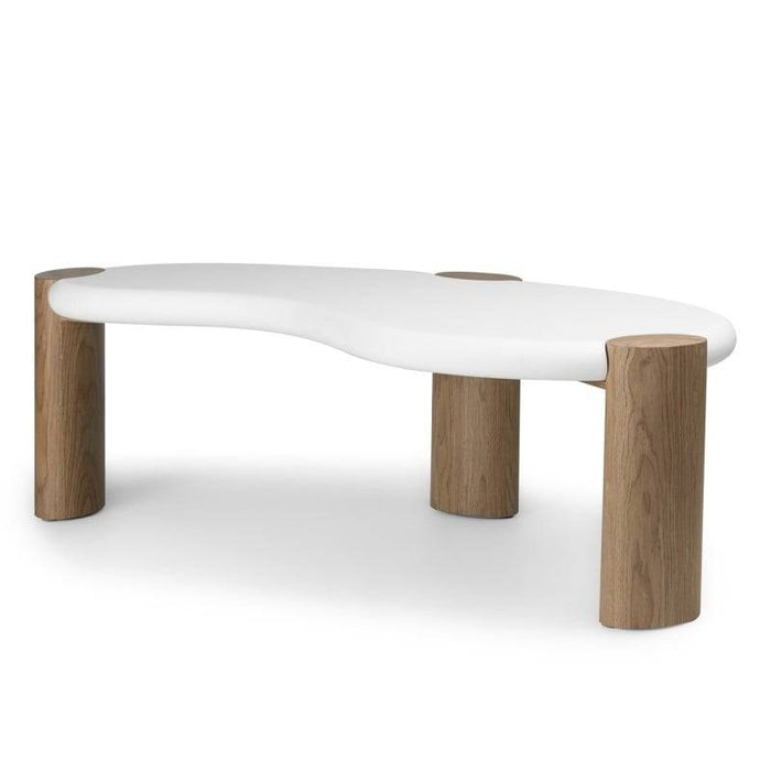 Tavolo OBUO 125 cm Bianco Noce