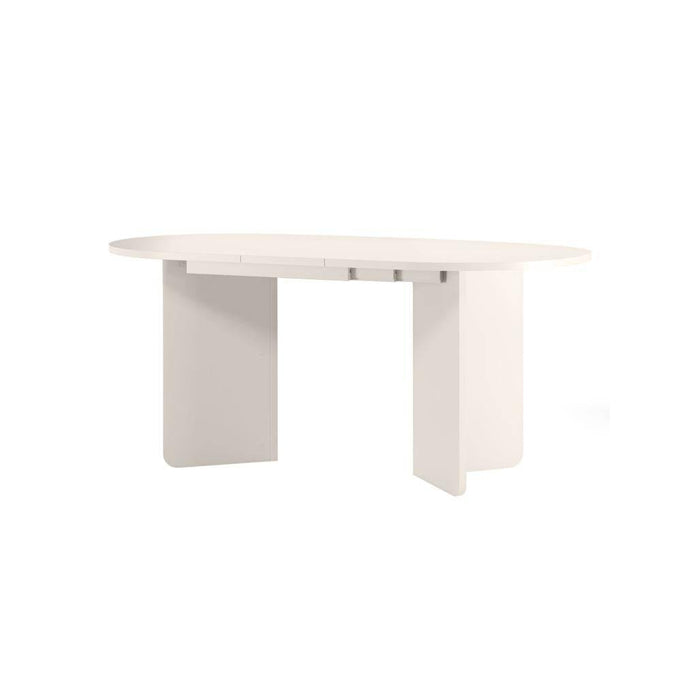 Tavolo estensibile MADERICK 140-200 cm, ovale, cashmere