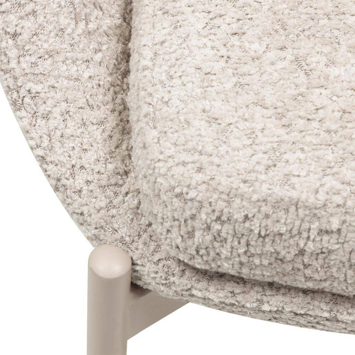 Sedia DEAN, beige bouclé