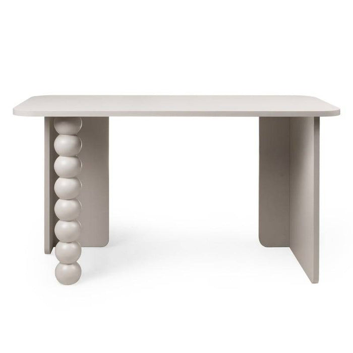 Scrivania ORELIA cashmere con gamba decorativa