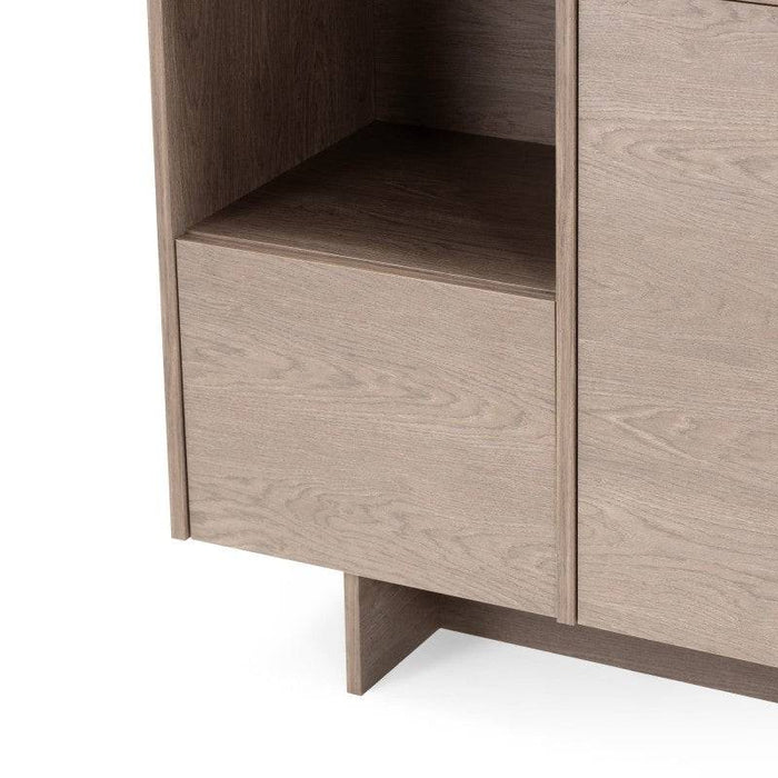 Cassettiera ANSO 4 Ante - Rovere Perlato