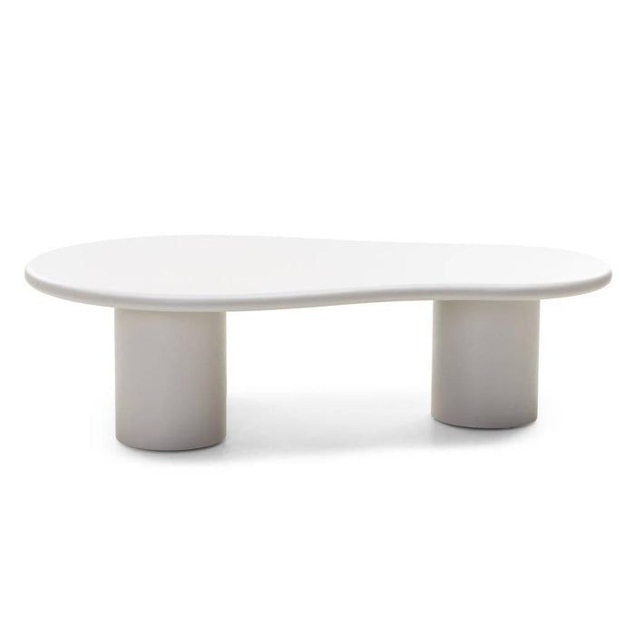 Tavolino NUBE grigio-beige forme arrotondate