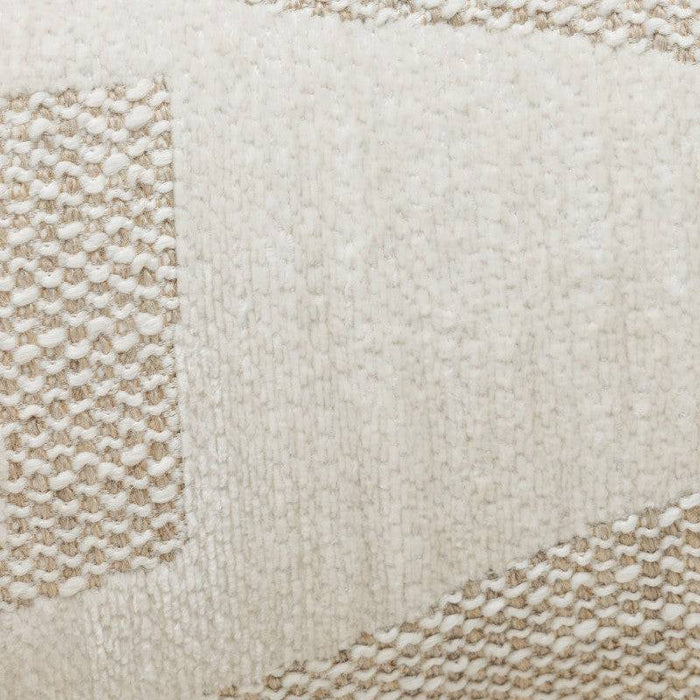 Poltrona MARABELL, forme arrotondate, beige/cream, noce