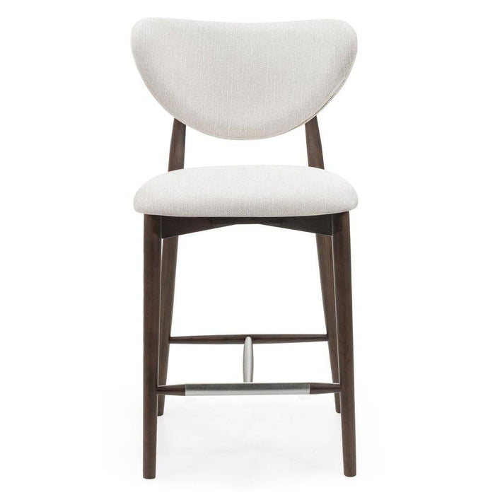 Sgabello da Pranzo JULIETTE Beige/Noce