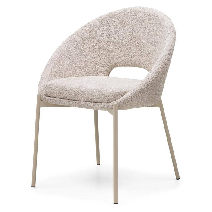 Sedia DEAN, beige bouclé